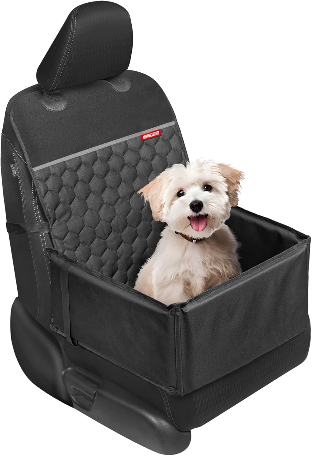 Dog Car Seat - 2 in 1 Waterproof Foldable Bucket Style