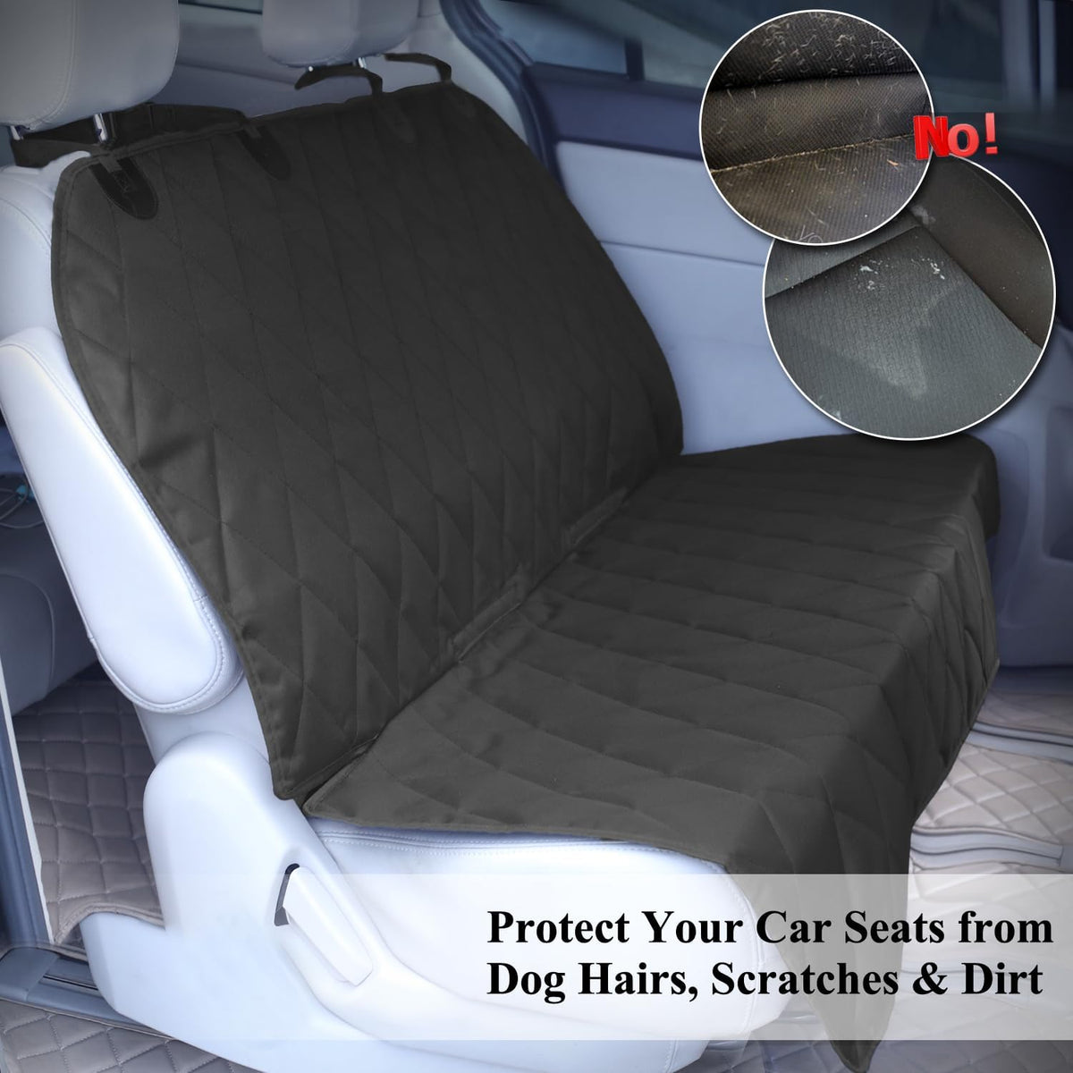 Dog Seat Cover Quickcover Seat Protector for Dog, Backseat