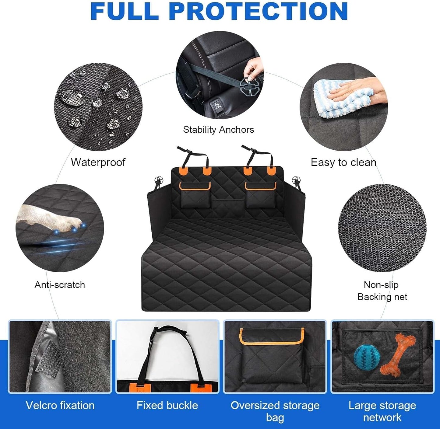Cargo Liner for Dogs, Dog Car Seat Cover , Car Seat