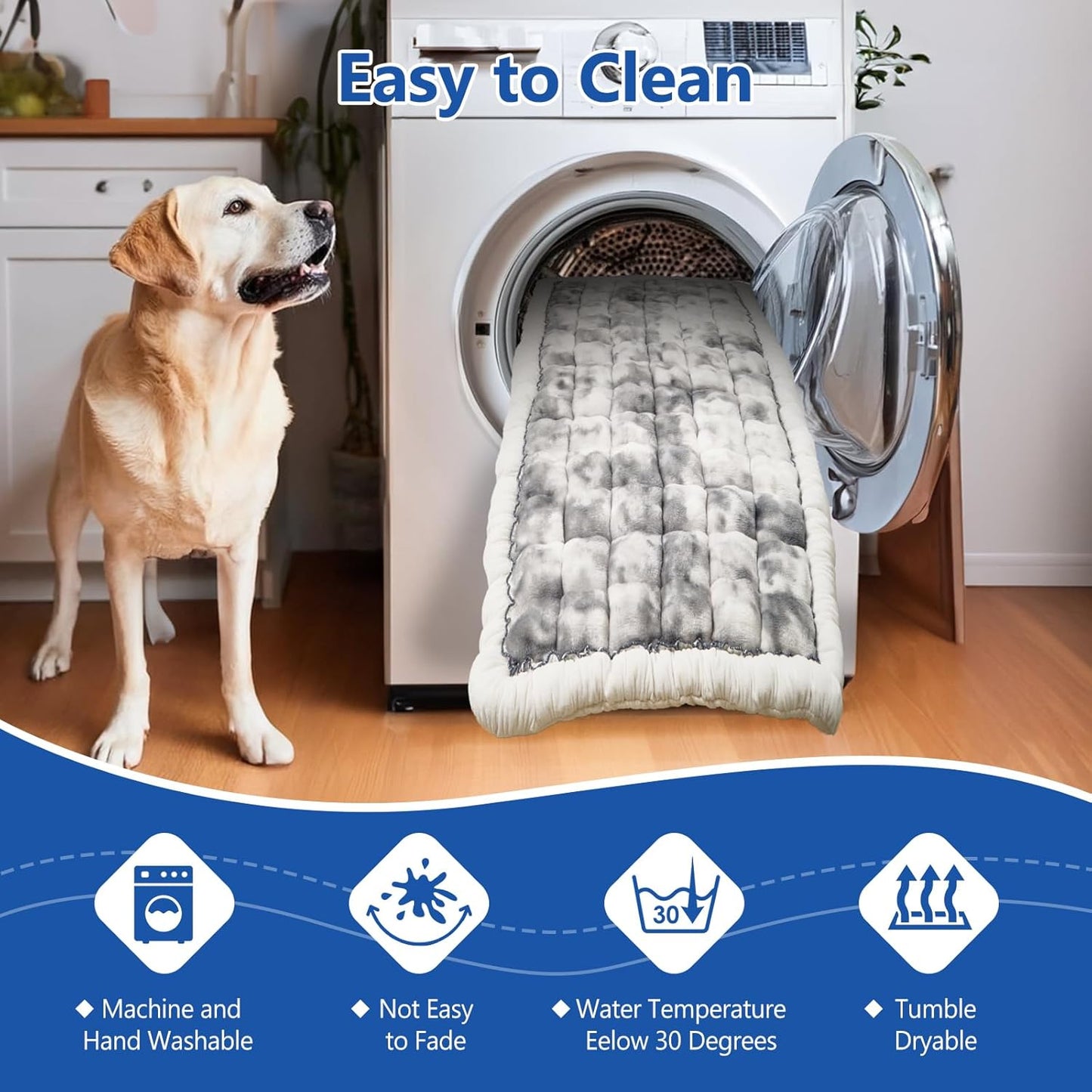 Thickened Dog Bed for Car Back Seat, Upgraded Bottom