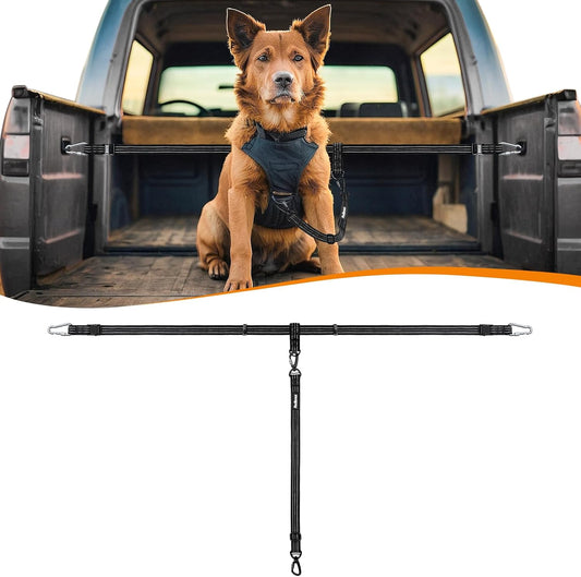 Truck Bed Dog Leash, Dog Truck Tether Tie Down, Adjustable