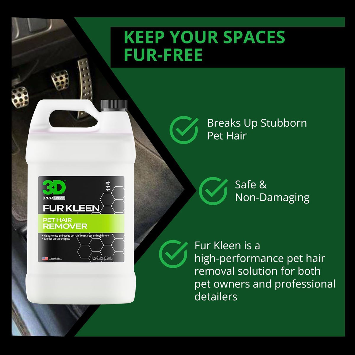Fur Kleen - Pet Hair Remover & Cleaner