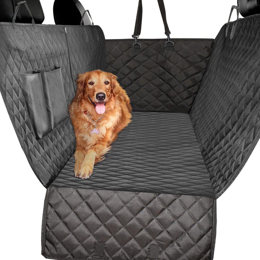 Extra Large, Dog Seat Cover for Back Seat with Zipper Side