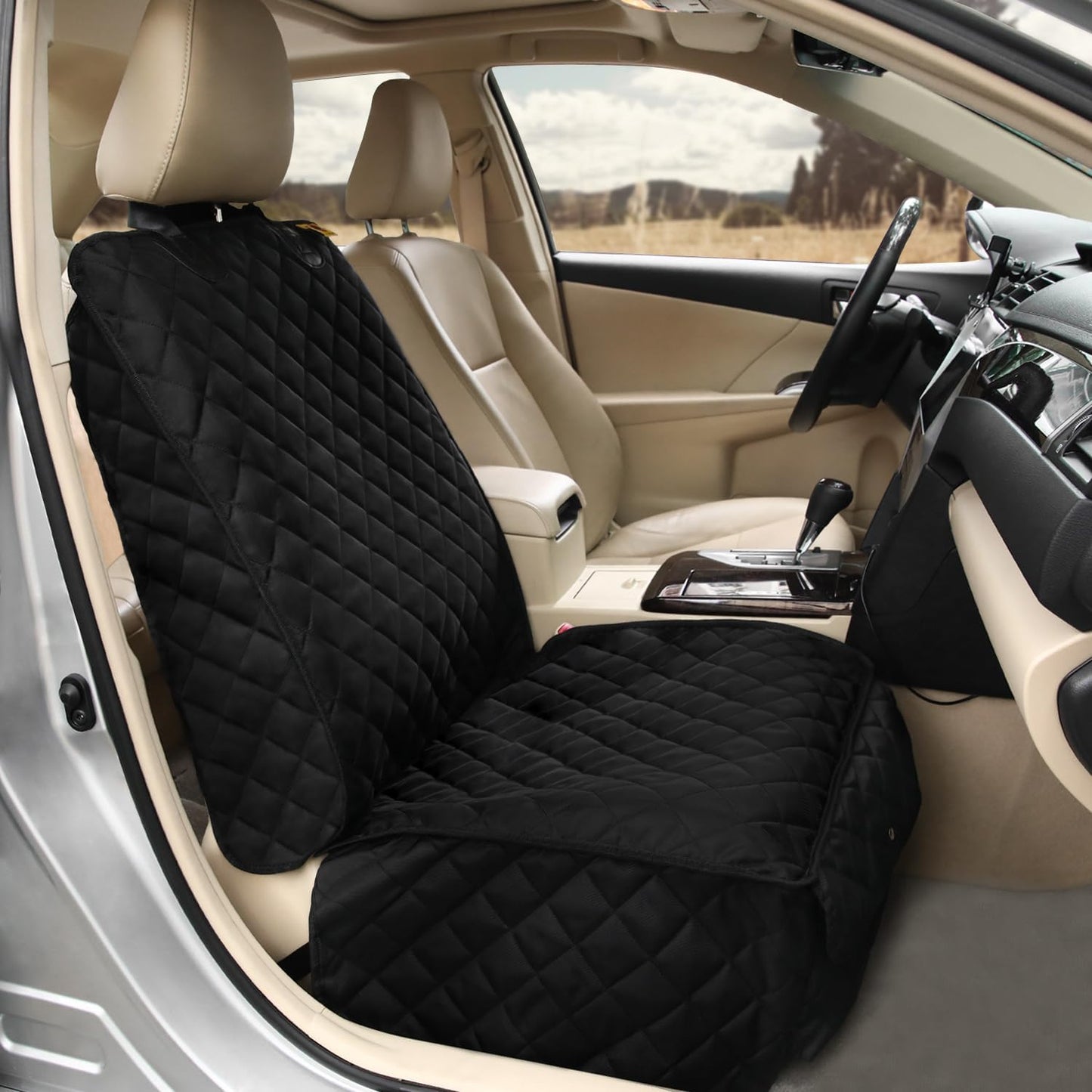 Deluxe Dog Seat Cover for Front Seat-More Durable