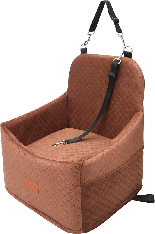 Dog Booster Car Seat,Interior Height 6 Inches Elevated Pet