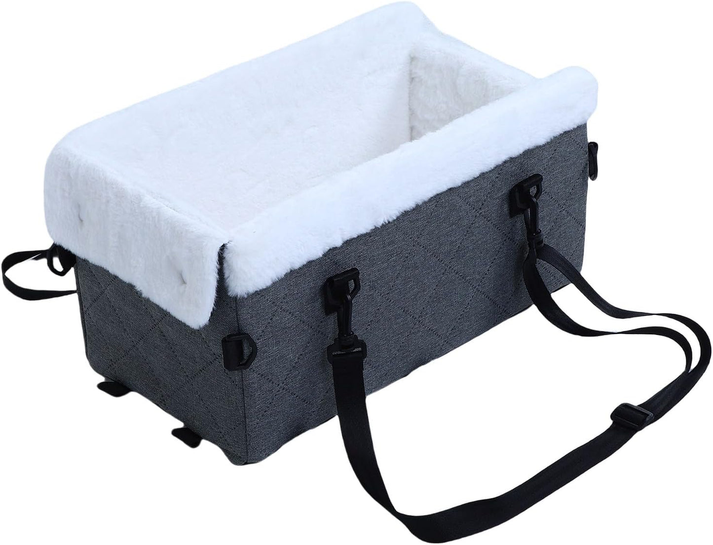 Portable Dog Car Seat, Soft Polyester Material, Secure