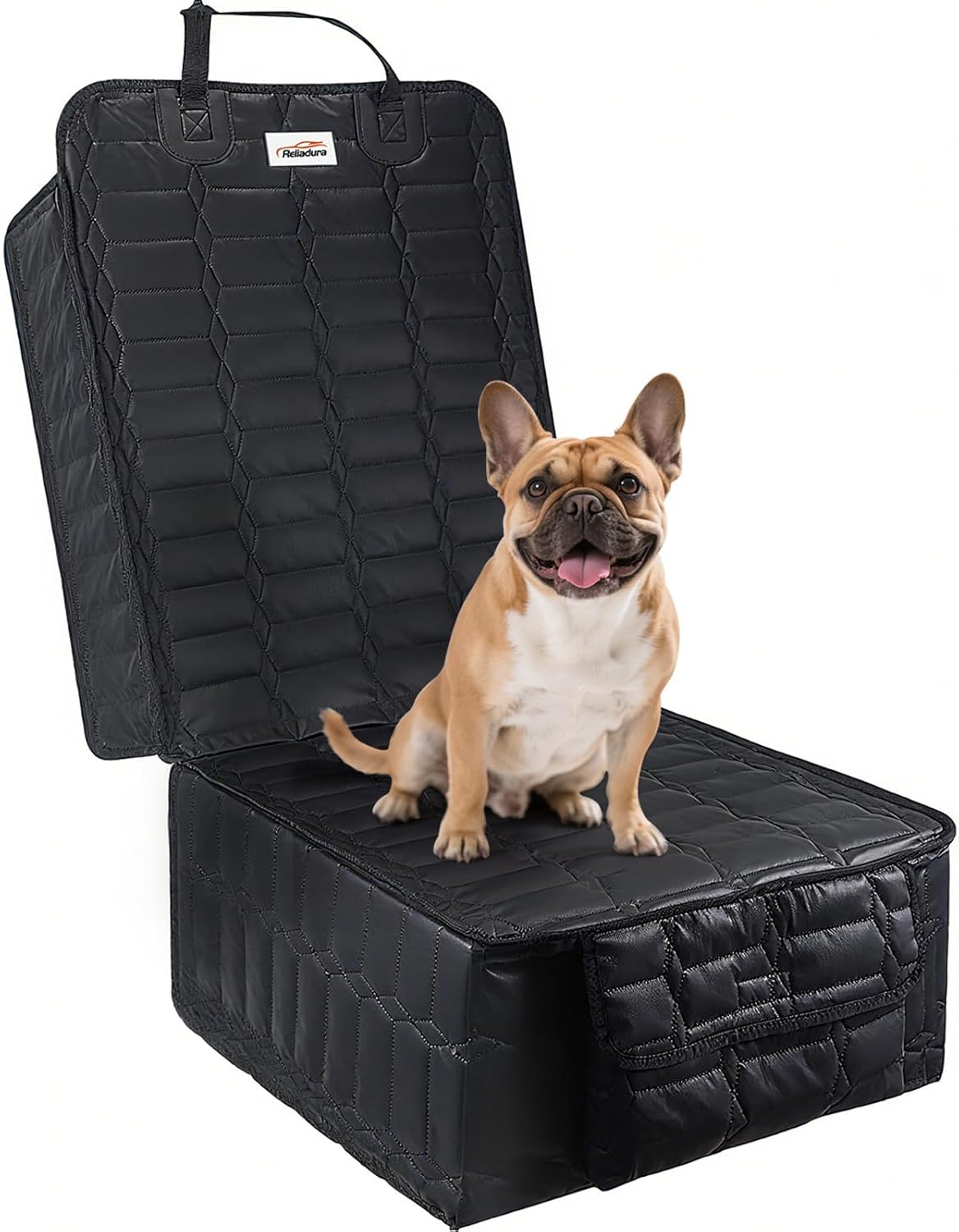Front Seat Covers for Dogs, Waterproof Leather Dog Car Seat