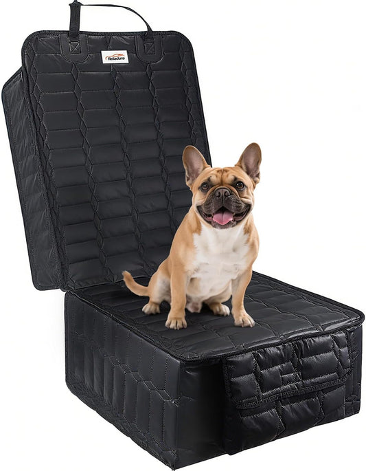 Front Seat Covers for Dogs, Waterproof Leather Dog Car Seat