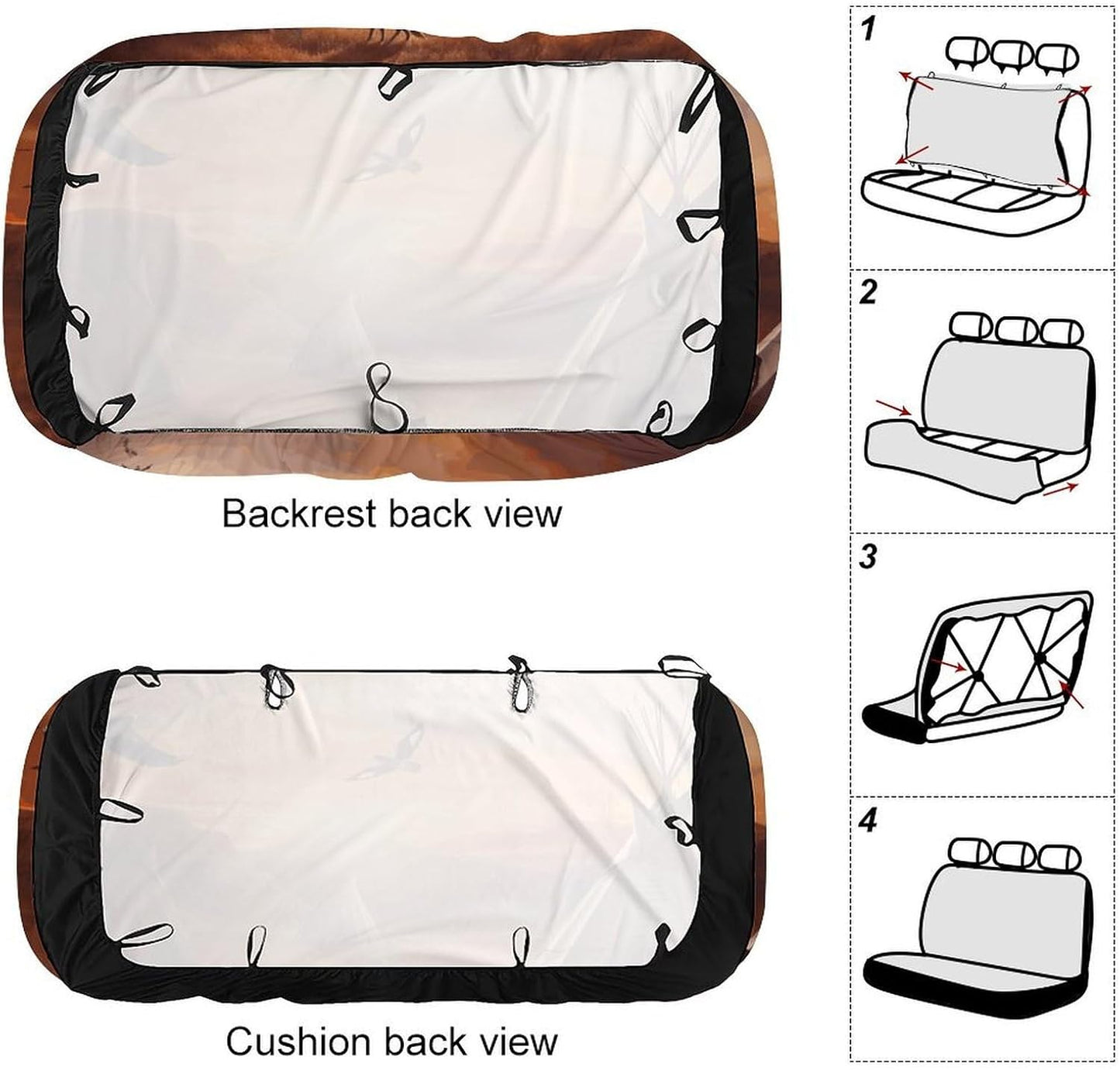 Native American Tribes Dog Car Seat Covers Waterproof Truck
