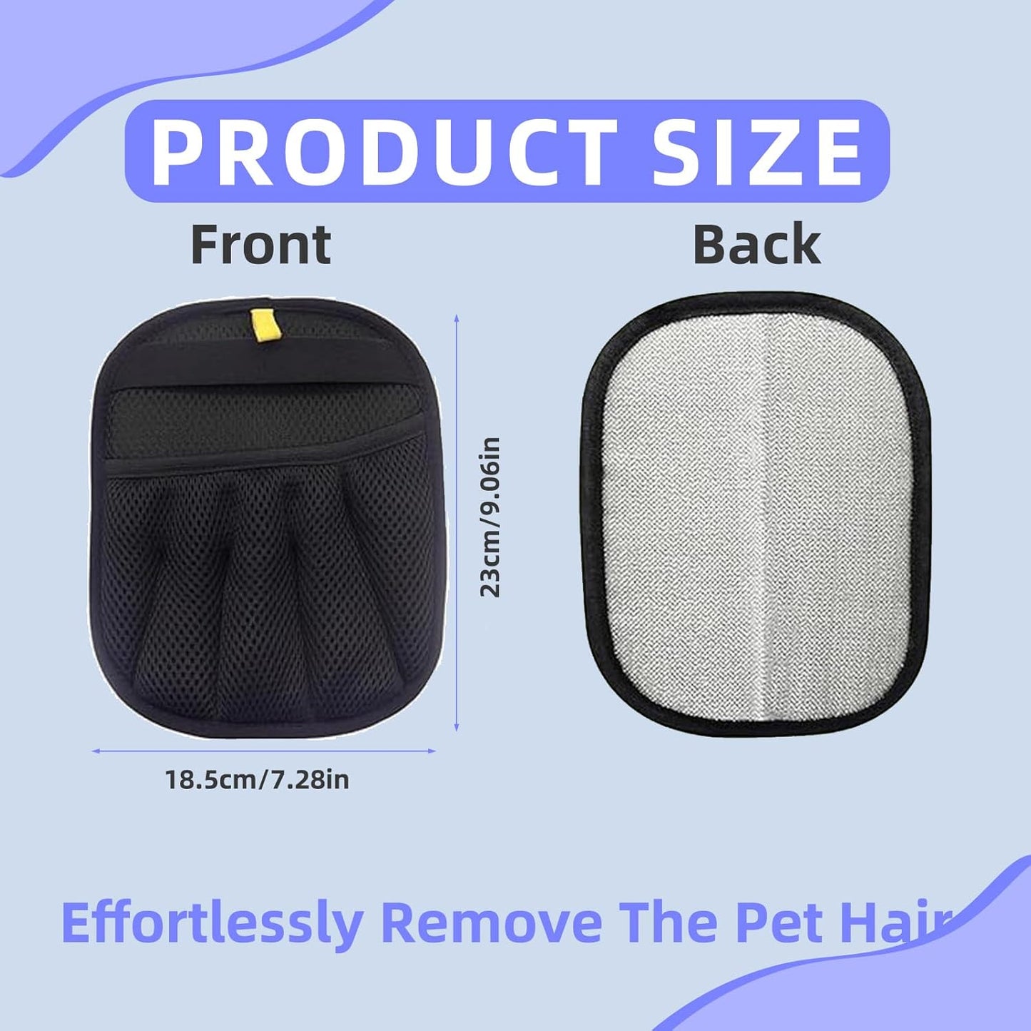 Pet Hair Removal Glove , Upgraded Thickened Electrostatic