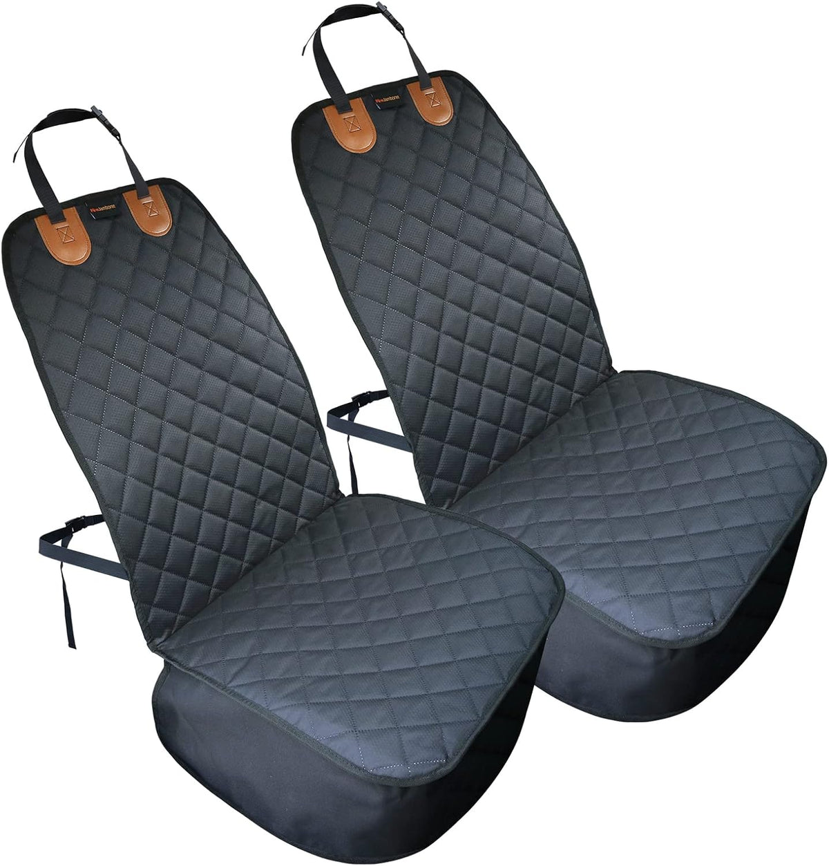 2PCS Dog Car Front Seat Covers Scratch-Proof Pet Car Seat