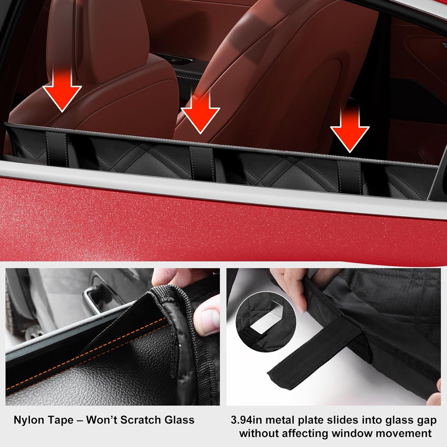 Dog Car Door Protector – 20% Larger Design for Sedans