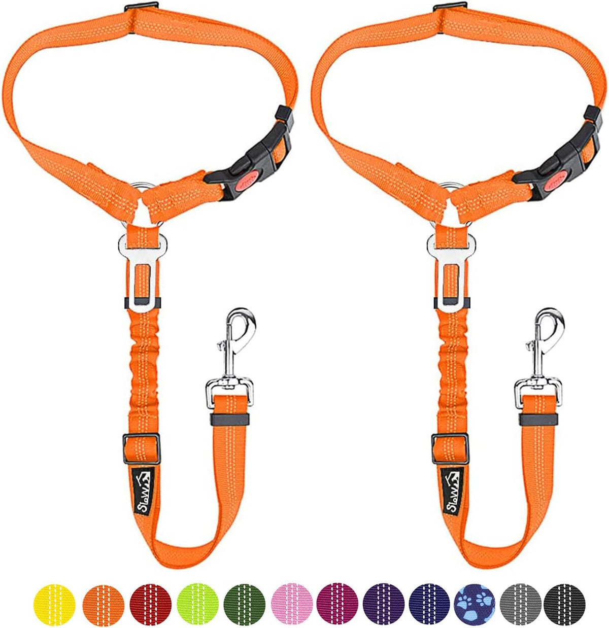 Dog Seat Belt for Car, 2 Pack Dog Car Harness Seatbelt