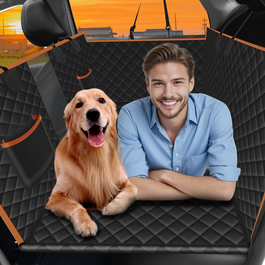 Dog Seat Cover for Back Seat, Hard Bottom Back Seat