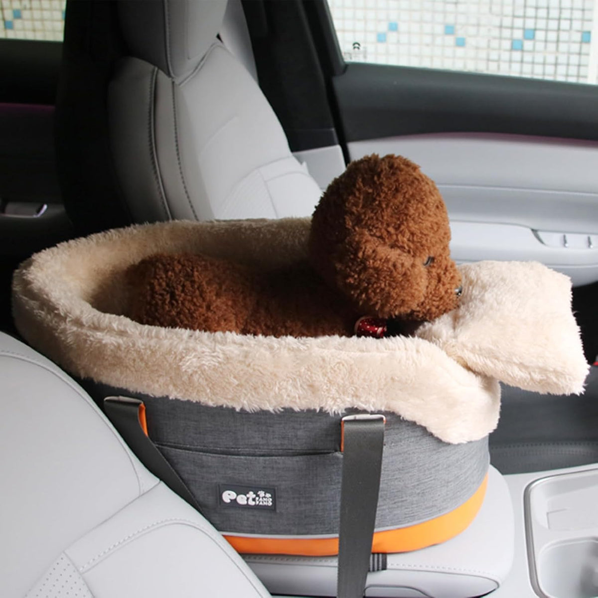 Small Dog Car Seat, Dog Car Booster Seat on Car Armrest