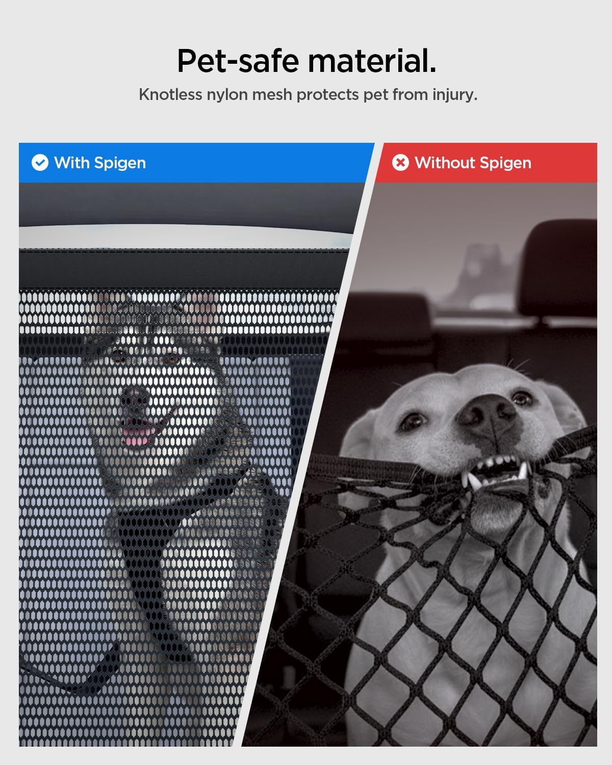 Micro Nylon Mesh Dog Barrier Secure Pet Divider Between