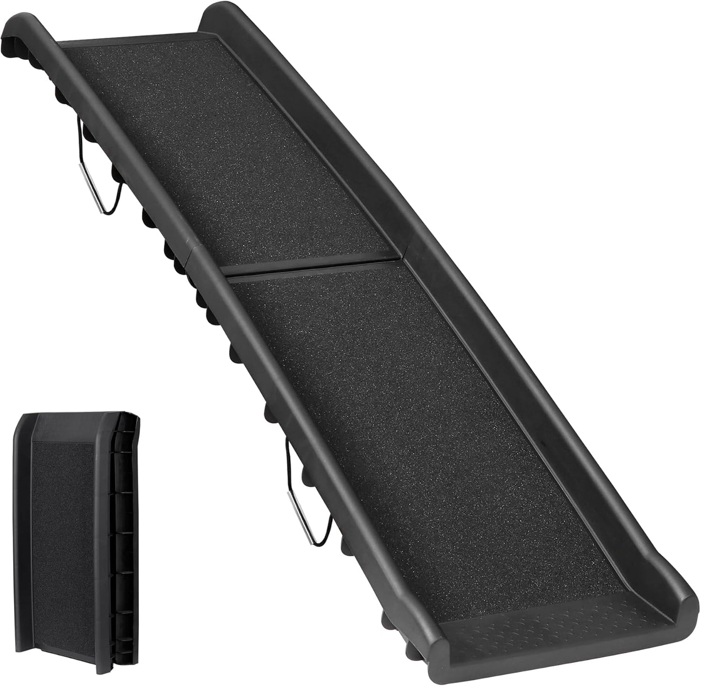 Folding Dog Ramp for Car, Non-Slip Pet Ramp with High