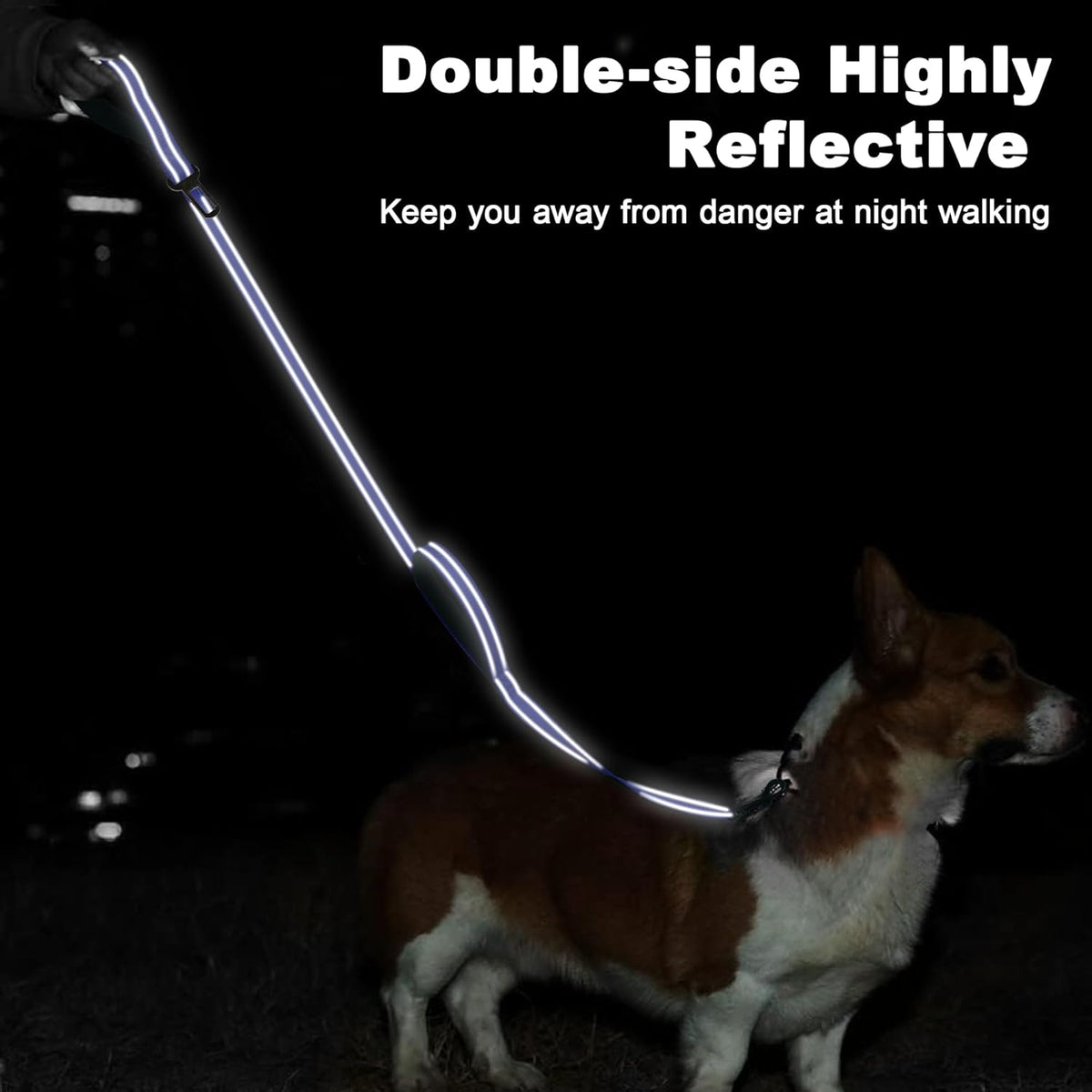 6 Foot Blue Dog Leashes for Large Medium and Small Breed