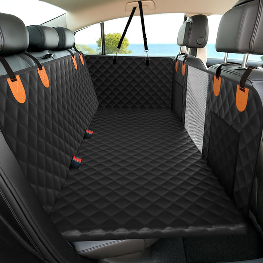 Dog Car Seat Cover for Back Seat Hard Bottom - Waterproof