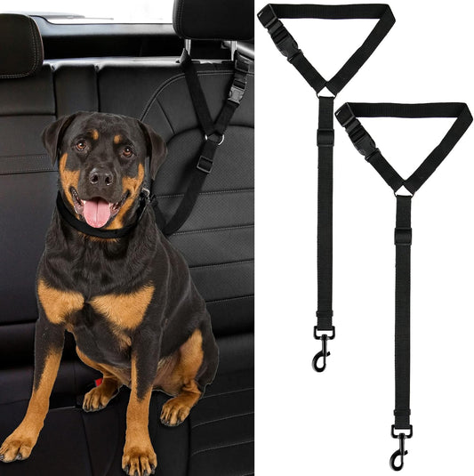 Dog Cat Safety Seat Belt Strap Car Headrest Restraint