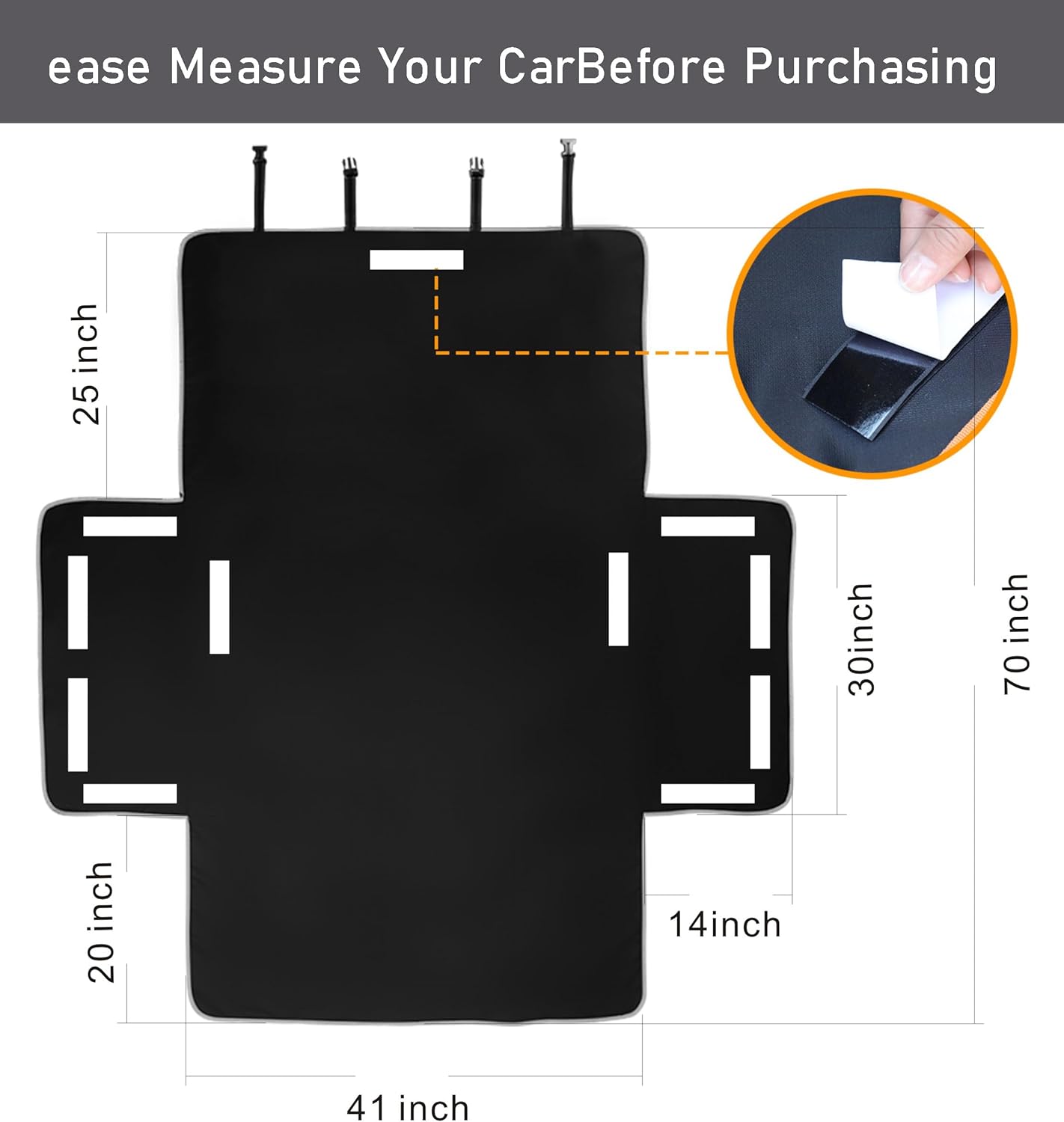 Cargo Liner for Dogs Waterproof PetCargo Liner with Side