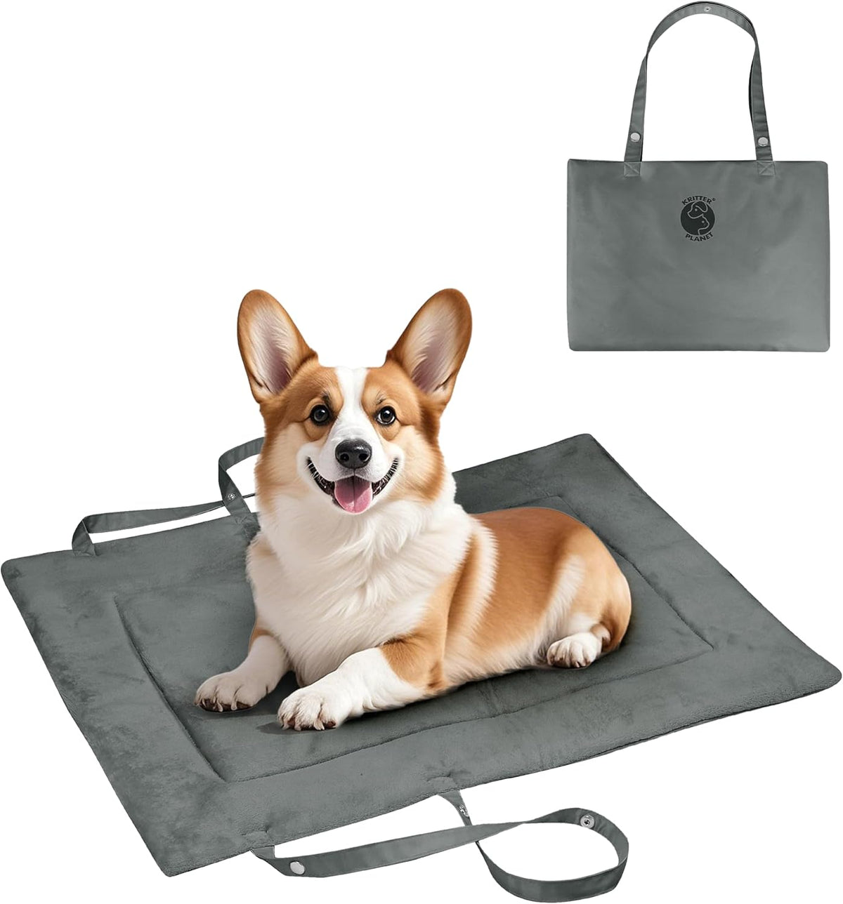Waterproof Foldable Dog Bed Pad for Camping & Travel