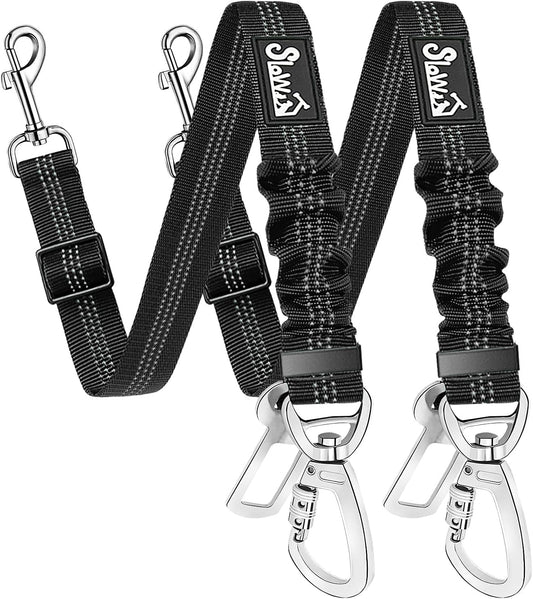 Dog Seatbelt, 2 Pack Dog Seat Belt Car Leash Adjustable