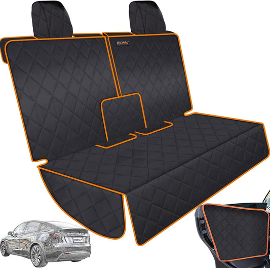 Back Seat Cover for Tesla Model Y/3 with 2 PCS Door