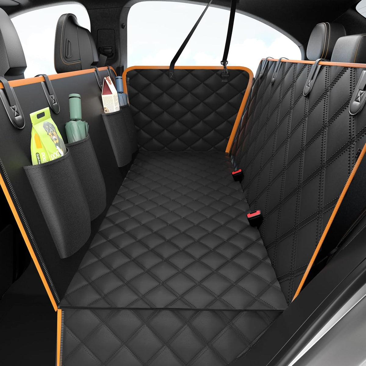 Dog Car Seat Cover for Back Seat, Nonslip Seat Cover, Dog