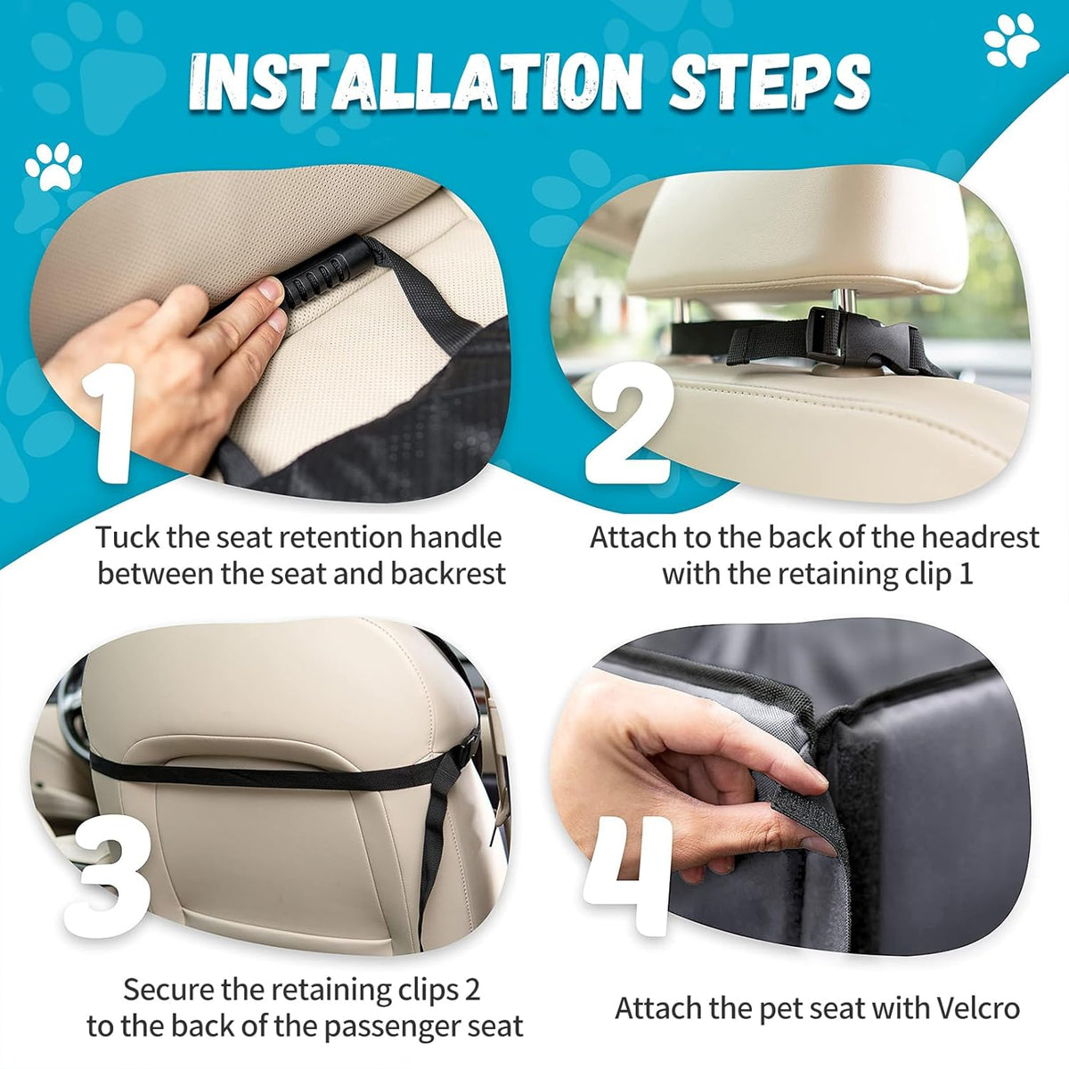 Dog Car Seats for Small Dogs,Detachable Foldable Dog