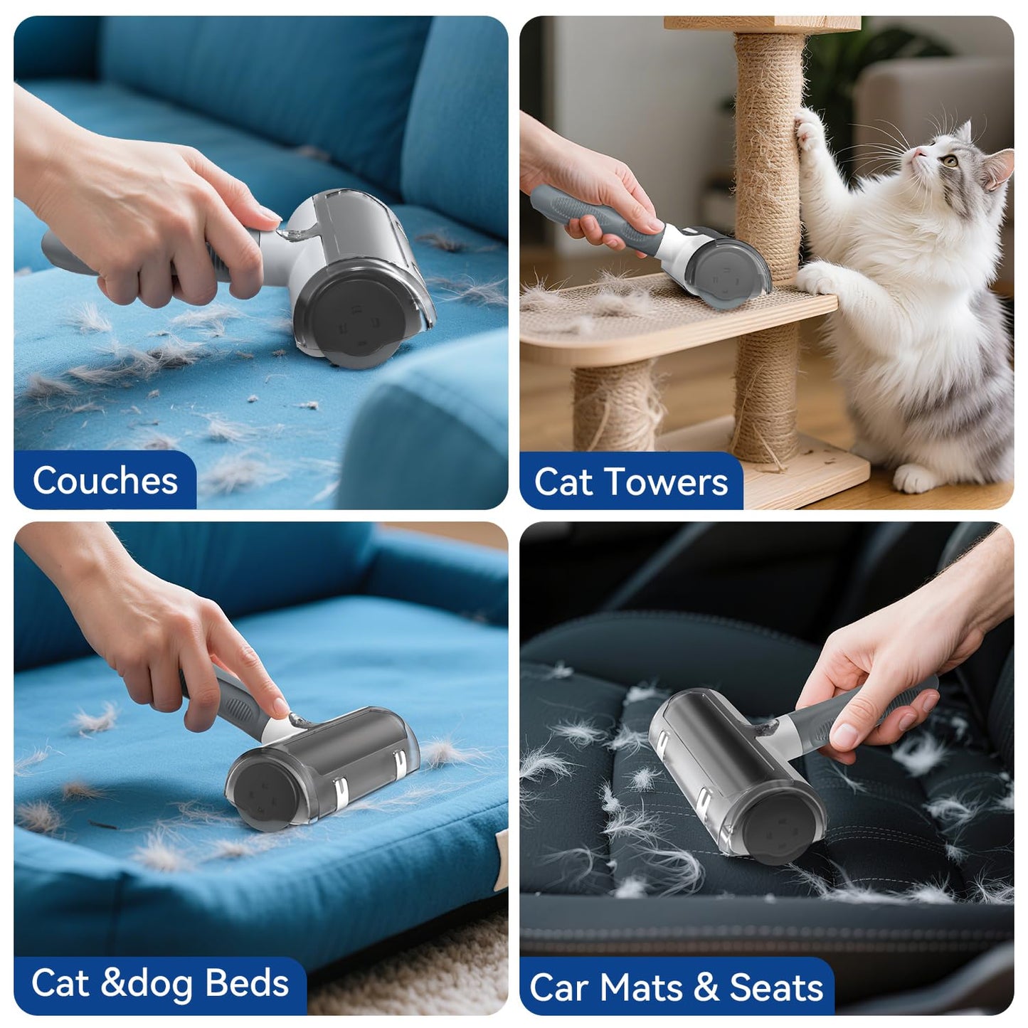 Pet Hair Remover Roller Reusable Lint Roller for Dog and