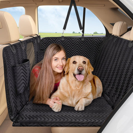 Dog Car Seat Cover for Back Seat - Back Seat Extender for