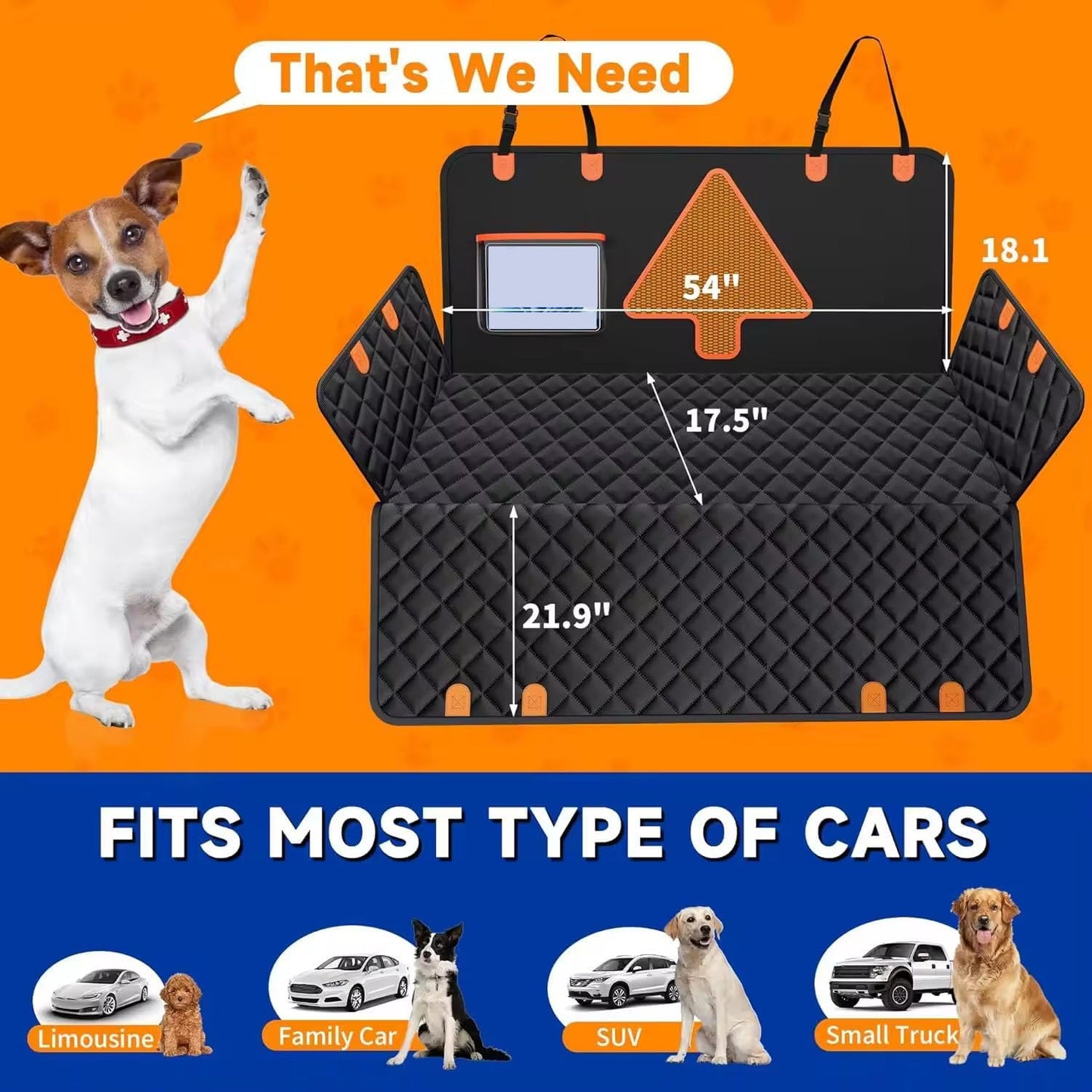 Dog Car Seat Cover for Infiniti QX50 QX60 QX80 QX30 Q50 Q60