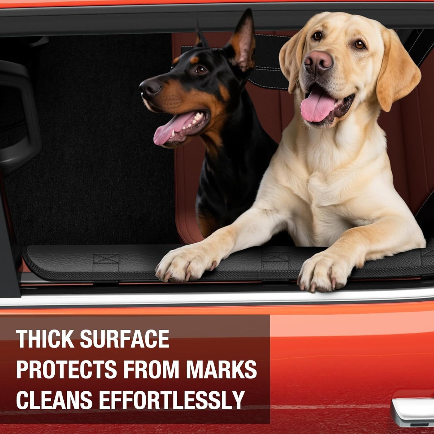Dog Car Door Protector – 20% Larger Design for Trucks &