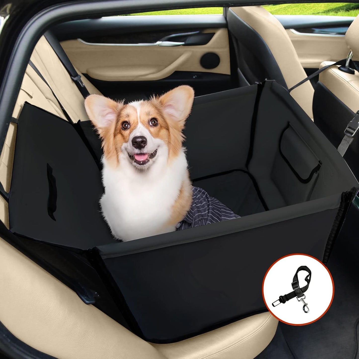 Medium Dog Car Seat - Scratchproof Waterproof Booster Seat