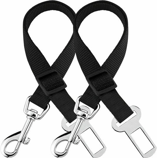 2 Pack Cat Dog Safety Seat Belt- Dog Adjustable Belt Ideal