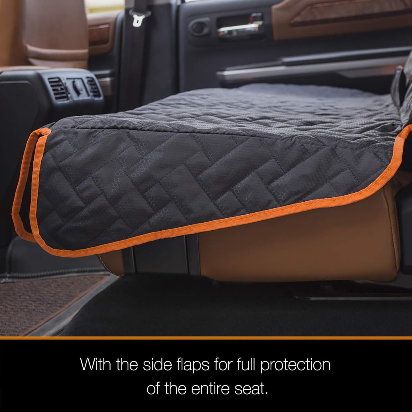 Back Seat Cover for Truck, Easy-Install Dog Bench Seat