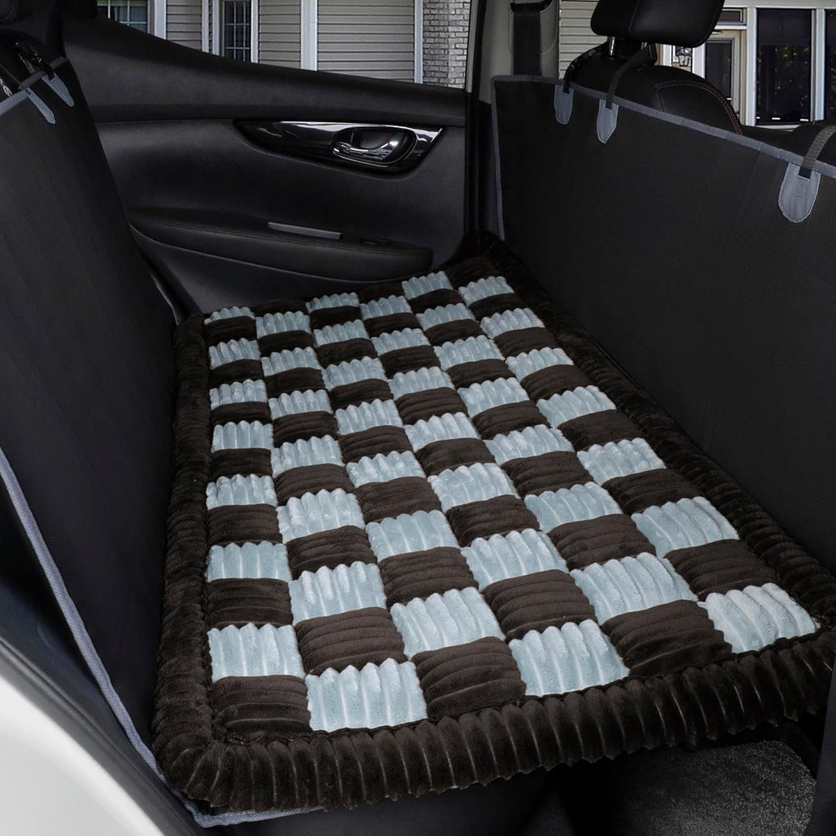 Dog Bed for Car Back Seat, Non-Slip Backseat Dog Car Bed
