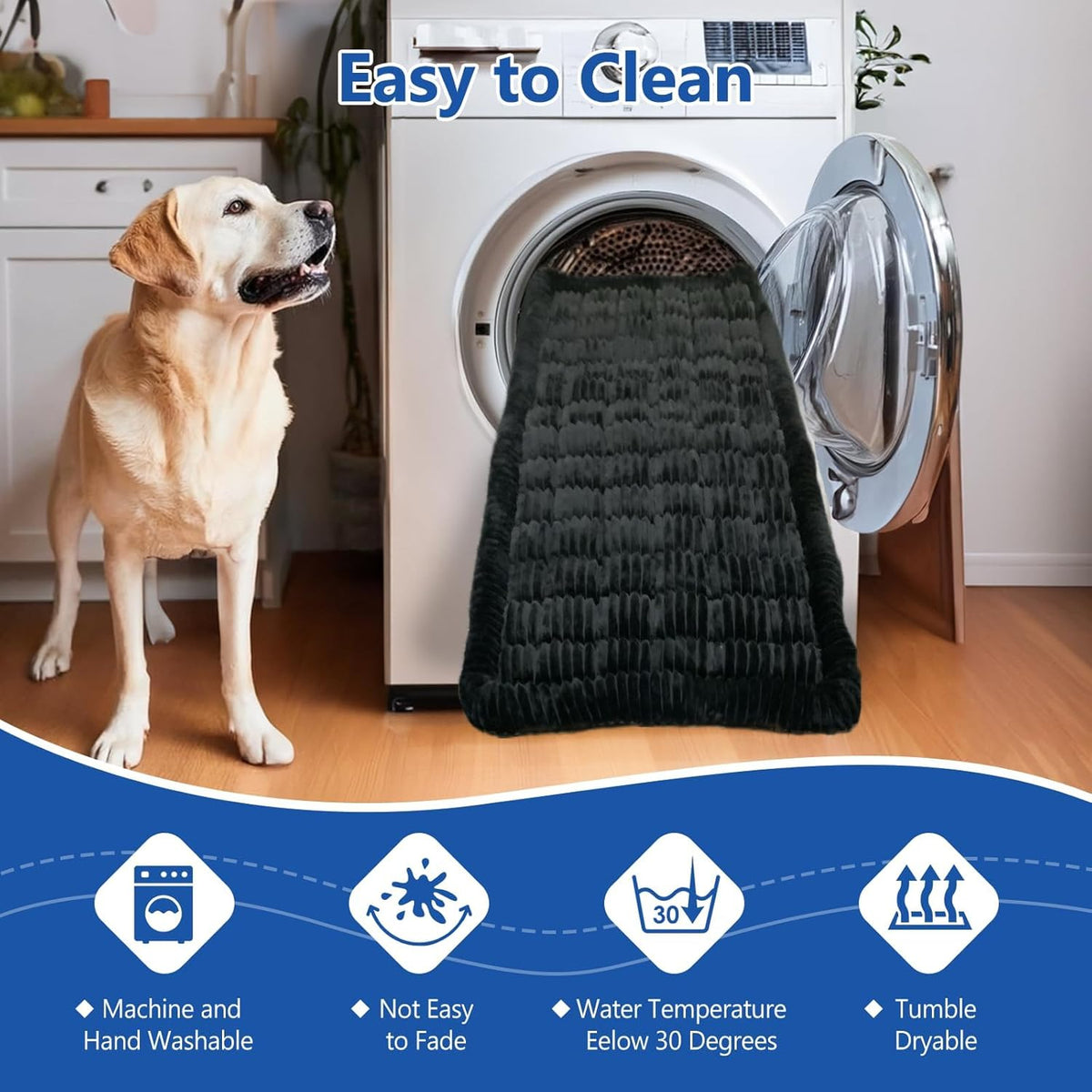 Thickened Dog Bed for Car Back Seat, Upgraded Bottom