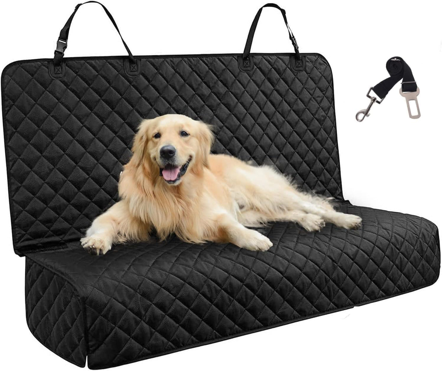 Dog Car Seat Cover for Back Seat Waterproof Bench Seat