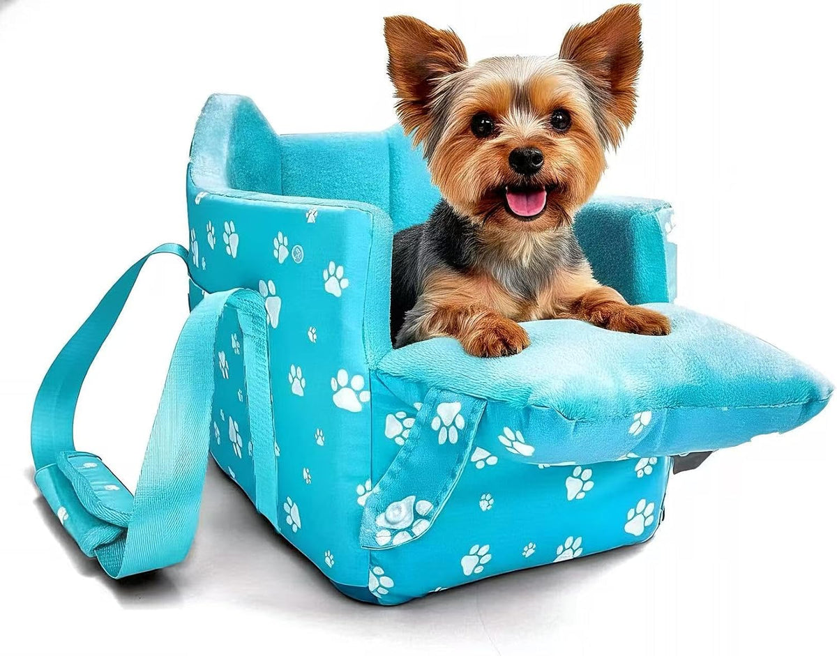 Center Console Dog Car Seat for Small Dogs Under