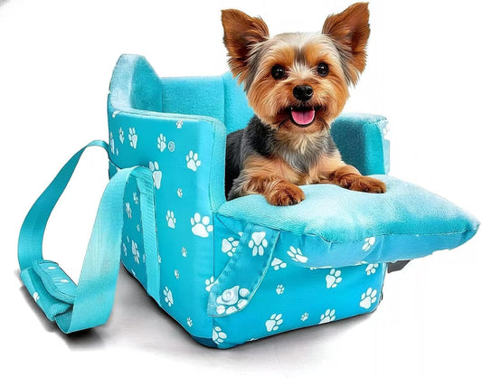Center Console Dog Car Seat for Small Dogs Under