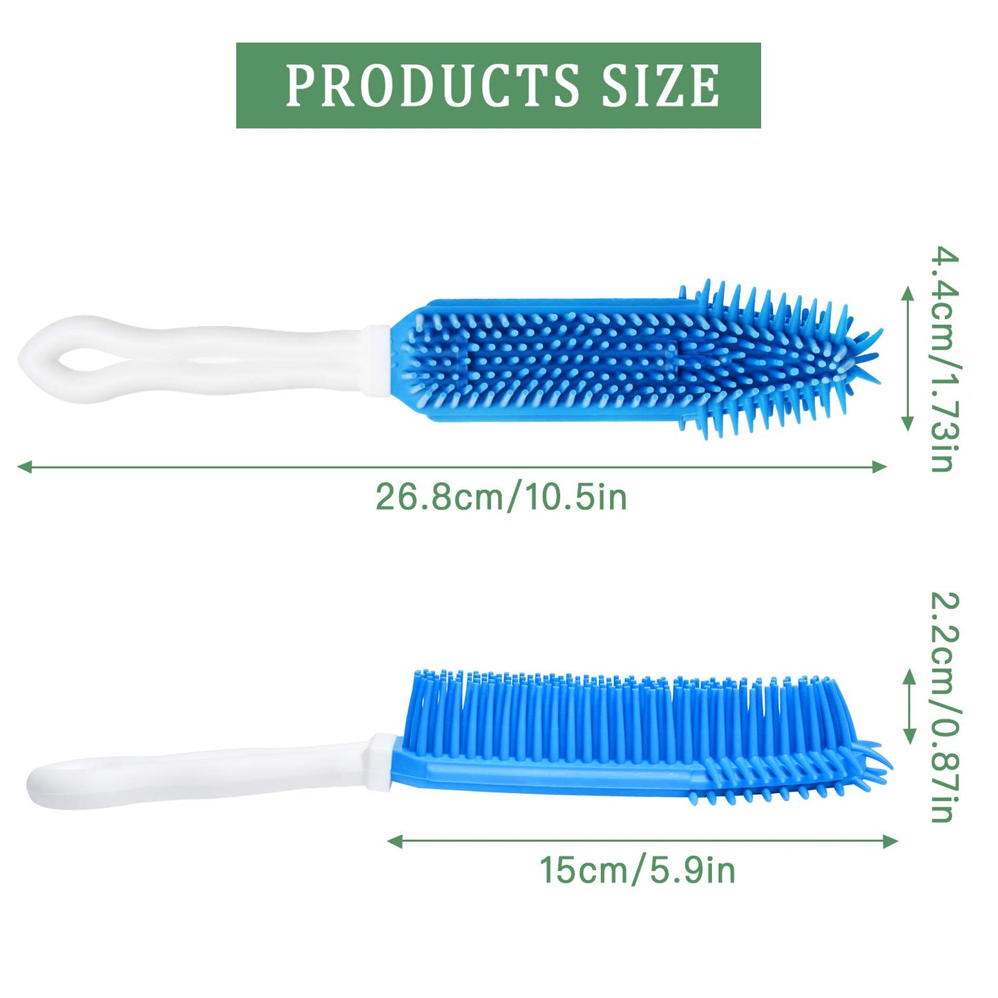 3 Pieces Pet Hair Remover - Car & Auto Detailing Brush