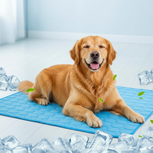 Dog Cooling Mat with 5 Poop Bags Included – Self Cooling