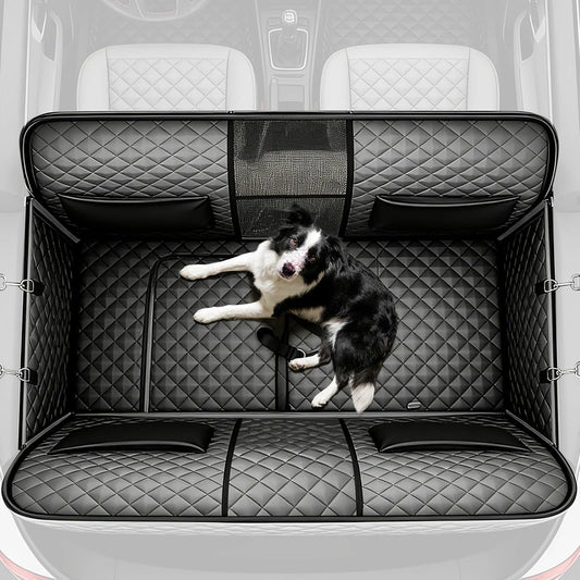 Back Seat Extender,Dog Seat Cover for Back Seat-Supports