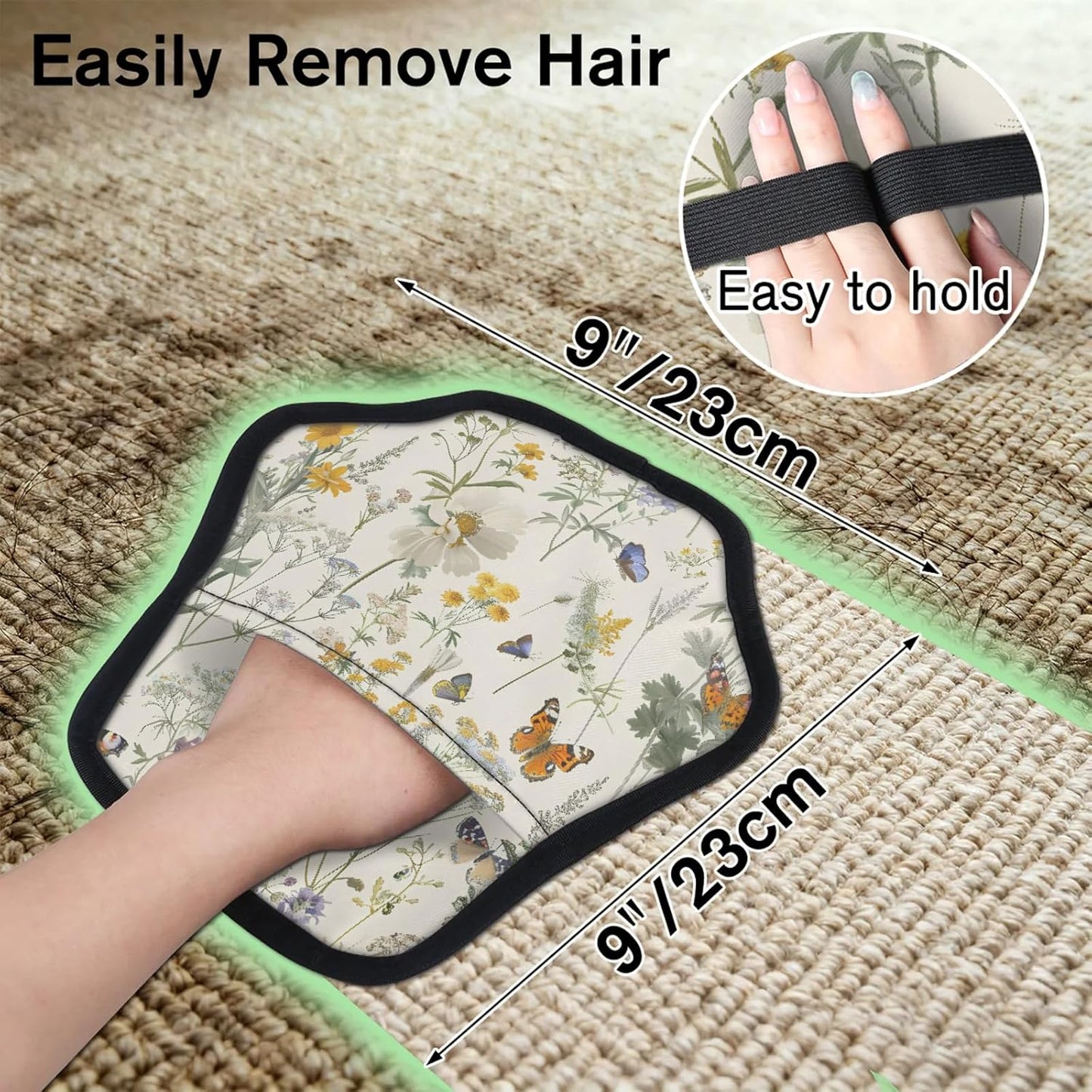 Pet Hair Removal Glove for Dogs Cats Reusable Washable Set