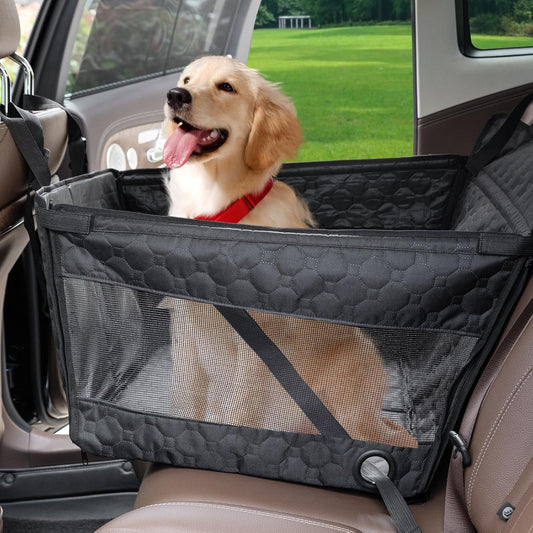 Dog Car Seat for Large Dogs,Waterproof Fabric with