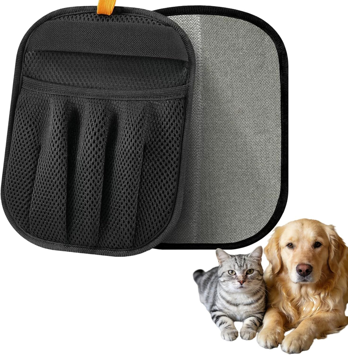 Pet Hair Removal Glove , Reusable Washable Electrostatic