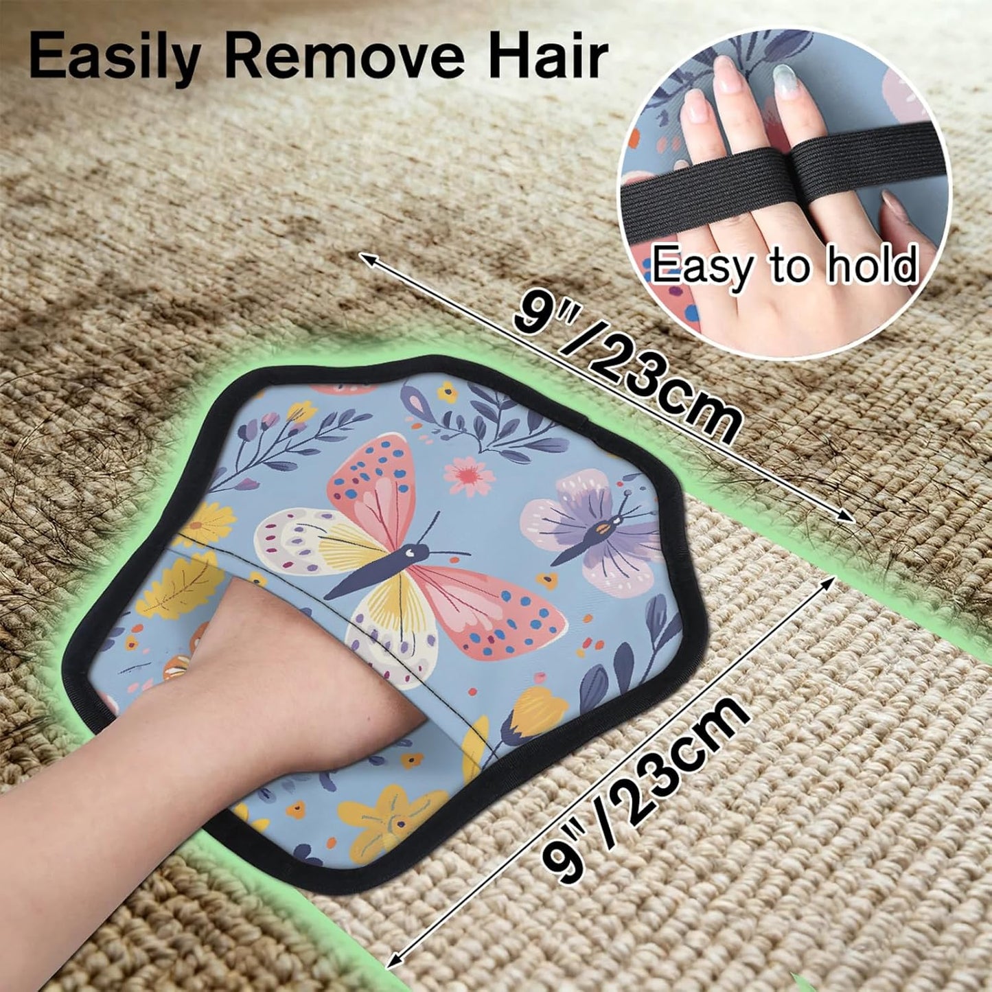 Pet Hair Removal Glove for Dogs Cats Reusable Washable Set