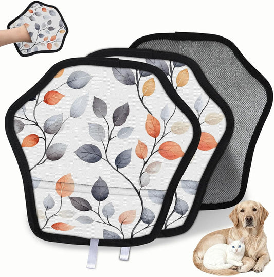 Pet Hair Removal Glove for Dogs Cats Reusable Washable Set